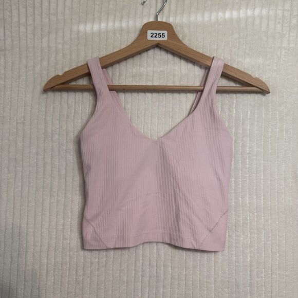Lululemon Align Ribbed Tank Size 0 Flush Pink Athleisure - Picture 1 of 8